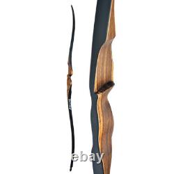 10-30lbs 52 Archery Longbow Handmade Recurve Bow Traditional Horsebow Wooden
