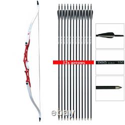 14-40lb Takedown Recurve Bow Kit Archery Arrows Right-hand Archers Adult Hunting