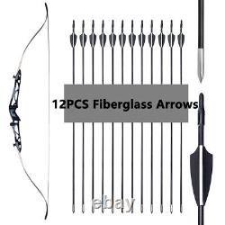 14-40lbs 68 Takedown Recurve Bow 12x Arrows Archery Competition Practice Bow