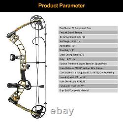 19-70lbs Archery Compound Bow Riser Takedown Hunting Sets Right Hand Target