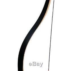 20-50lb Archery Recurve Bow Traditional Longbow Shooting Left Right Hand Hunting