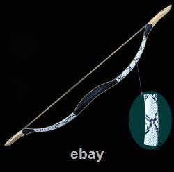 20-50lbs 57 Hunting Traditional Bow Archey Recurve Bow Longbow Left Right Hand