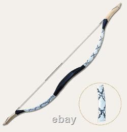 20-50lbs 57 Hunting Traditional Bow Archey Recurve Bow Longbow Left Right Hand