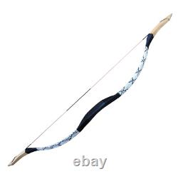 20-50lbs 57 Hunting Traditional Bow Archey Recurve Bow Longbow Left Right Hand