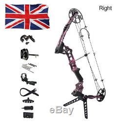 20-70 lbs Archery Compound Bows Hunting Bow Right Handed Arrow Rest Sight UK09