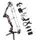 20-70LBS Archery Compound Bows Sets Shooting Hunting Takedown Left/Right Hand