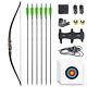 20-70lbs 54 Archery Wooden Traditional bow Longbow+6x Arrows Hunting Target Set