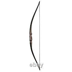 20-70lbs 54 Archery Wooden Traditional bow Longbow Hunting Target Training