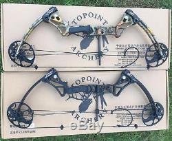 20-70lbs Camo/Black Archery Compound Bow Set Hunting Right Hand Shooting Target