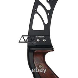 25 ILF Takedown Recurve Bow Riser CNC Machined+Wood Right Hand Archery Hunting