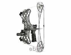 25lbs Mini 16''Compound Bow Arrow Set Archery Right Left Hand Hunt Laser Sight
