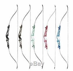 26/34lbs Archery 64 Recurve Bow Set Arrows for Adults Hunting Target Practice