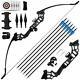 30/40LBS Recurve Bows Archery Set, Survival Longbow Right Hand, Hunting
