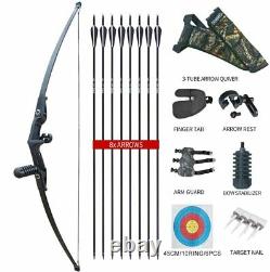 30/40lb 51Takedown Recurve Bow Longbow Set Right Hand Archery Hunting Target