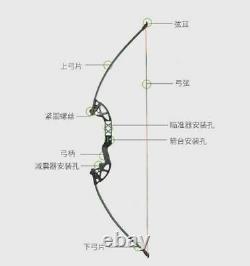 30/40lbs 52 Hunting Straight Bow Recurve Bow Archery Longbow Takedown Bow Shoot