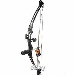 30-40lbs Black Compound Bow Jun Xing M183 Archery F Right Hand Hunting Fishing