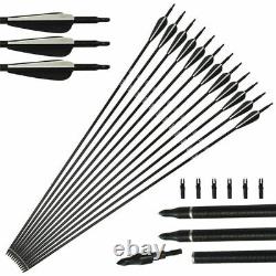 30-50LBS Archery Hunting Takedown Recurve Bow Arrow Right Hand Target Bow Set