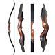 30-50lb 60 Archery Takedown Recurve Bow Arrows Adult Right Hand Hunting Target
