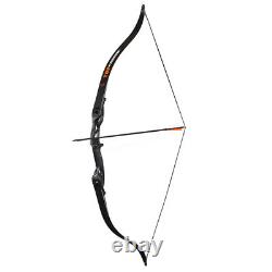 30-50lb Archery 56 Takedown Recurve Bow Target Set Right Hand Hunting Shoot