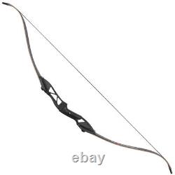 30-50lb Archery 56 Takedown Recurve Bow Target Set Right Hand Hunting Shoot