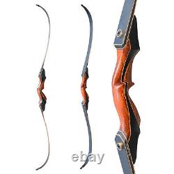 30-50lb Archery Takedown Recurve Bow Set Fiberglass Arrows Right Hand Hunting