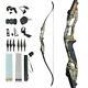 30-50lb Takedown Recurve Bow Set Archery Right Hand Hunting Target Outdoor Sport
