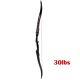 30/50lbs Recurve Hunting Bow Archery Carbon Black Arrow Set Target Practice Kit