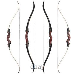 30-50lbs Takedown Recurve Bow Carbon Arrows&Quiver Set Archery Hunting Target