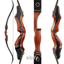 30-50lbs Takedown Recurve Bow Carbon Arrows&Quiver Set Archery Hunting Target