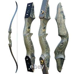 30-60LBS Archery 60 Takedown Recurve Bow Set Arrows Set Outdoor Hunting Adult