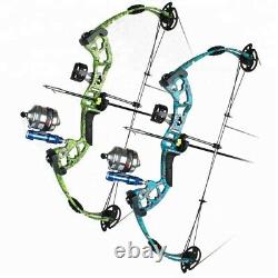 30-60lbs Archery Compound Bow 38 Fishing Hunting 310FPS Adjustable Bow Target