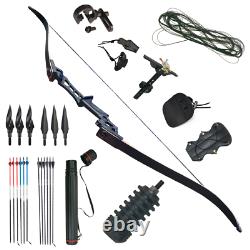30-70lbs Black Adult Archery Suit Outdoor Sports Hunting Practice Bow And Arrow
