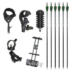 30-70lbs Compound Bow Arrows Kit 320fps Adjustable Archery Hunting Target