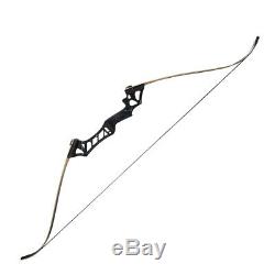 30LB Archery Takedown Recurve Bow Set 12x Hunting Arrows Quiver Broadheads Kit