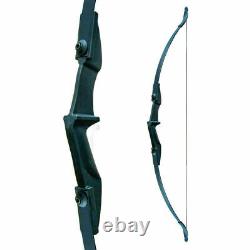 30lb 56 Archery Takedown Recurve Bow Outdoor Hunting Target Set Right Hand