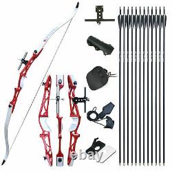 30lbs Takedown Recurve Bow Kit Archery Arrows Right-handed Archers Adult Hunting