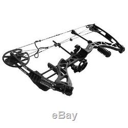35-70Lbs Black Archery Compound Bow Black Right Hand Hunting Kit Adult Shooting
