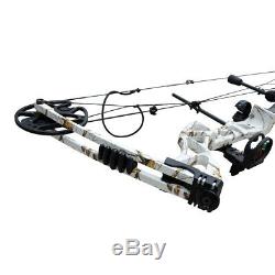 35-70lbs Archery Compound Bow Hunting Right Handed + Pure Carbon Arrow Sets FD