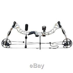 35-70lbs Archery Compound Bow Hunting Right Handed + Pure Carbon Arrow Sets FD
