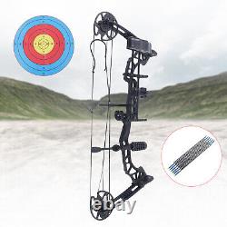 35-70lbs Pro Compound Right Hand Bow Arrow Kit Archery Arrow Target Hunting Tool
