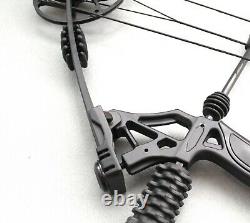 3570lbs Right Handed or left Handed Archery Hunting Compound Bow Sets Black