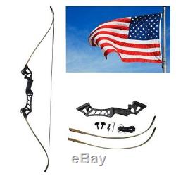 35lbs Archery Recurve Bow 57 Take Down Hunting Bow Right Hand 12X Arrows Kits
