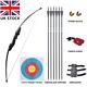 35lbs Archery Straight Takedown Bow Hunting Target Arrows Beginner Sport Outdoor