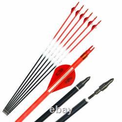 40/50lb 57 Archery Takedown Recurve Bow Set Carbon Arrow Hunting Right Hand#UK