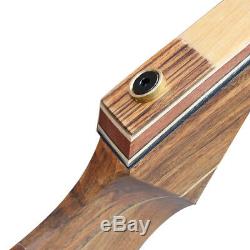 40-55lbs 60 Archery Takedown Recurve Bow Longbow Right Hand Hunting Wooden Bow