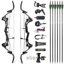 40-55lbs Recurve Bow Hunting Fishing 320FPS Compound Bow Archery Target Shooting