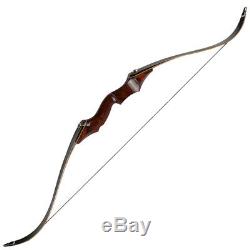40-60 Lbs Archery Laminated Takedown Recurve Bow Hunting Wood Right Hand Longbow