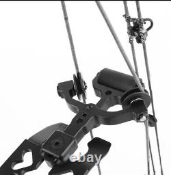 40-65lb Mini Compound Bow Right/Left Hand Sight Archery Hunting Fishing Package