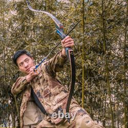 40LBS Right Hand Archery Recurve Bow Longbow Sets Outdoor Hunting Target Outdoor