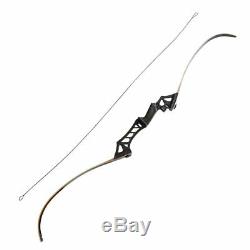 40lb Archery Takedown Hunting Recurve Bow Right Hand 57 Black Arrows Set